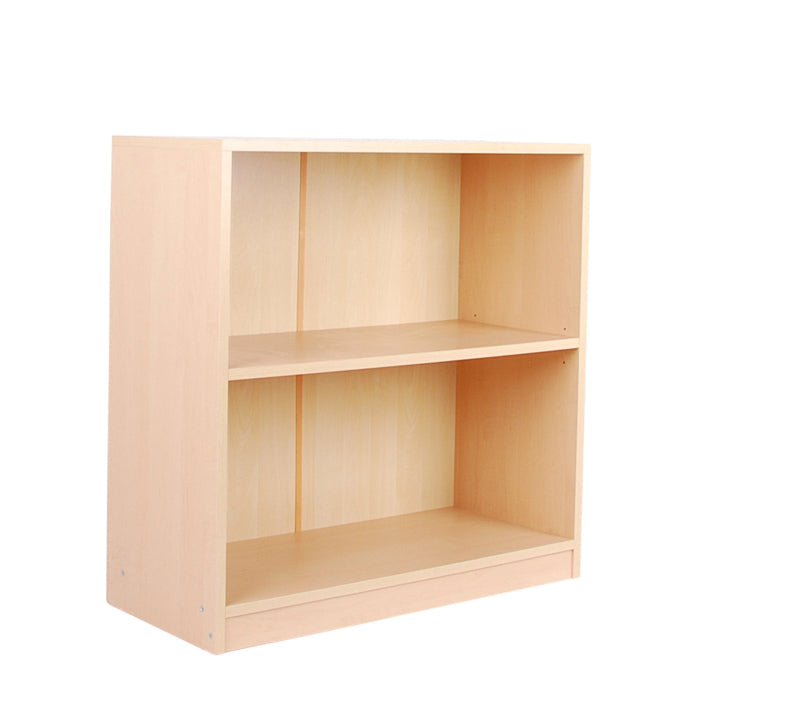 Lage boekenkast met plank