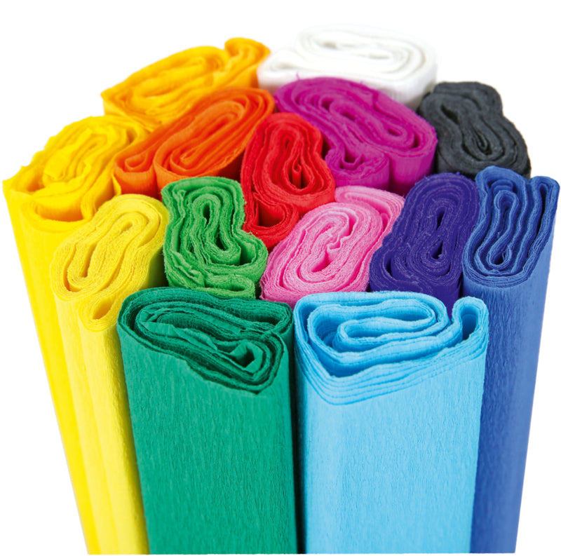 Crêpepapier - 15 vouw assorti