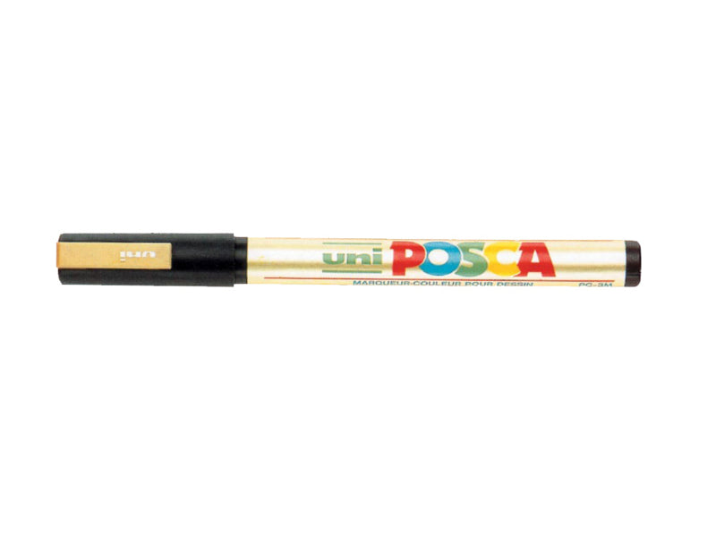 Verfstift Posca fijne punt 0.9 - 1.3 mm. goud