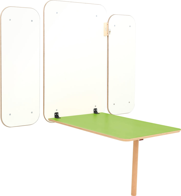 Klaptafel Flexi - groen 46-64cm