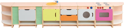 Quadro keuken eiland, wit