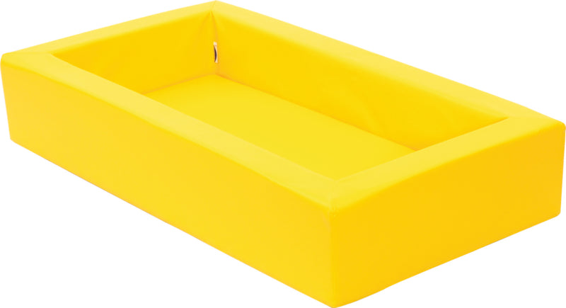 Foam bed 140x75x25cm - Geel
