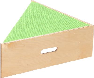 Driehoek platform, hoogte 20 cm, lichtgroen