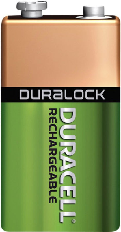 Batterij oplaadbaar Duracell 1x9Volt 170mAh Plus
