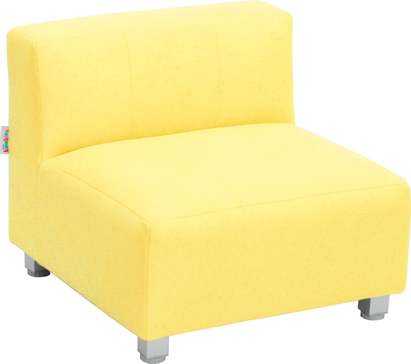 Flexi bank, zithoogte 25 cm, geel