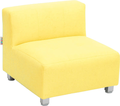 Flexi bank, zithoogte 25 cm, geel