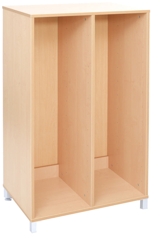 Flexi XL-kast voor plastic bakjes, met poten