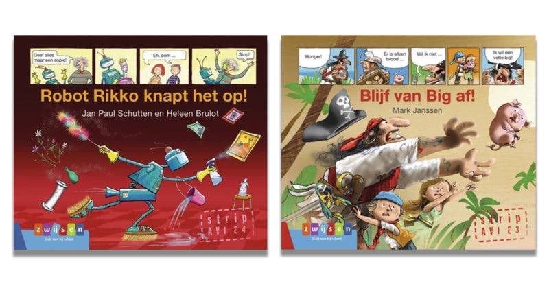 Hardcover boekje : Blijf van Big af of Robot Rikko knapt het op!