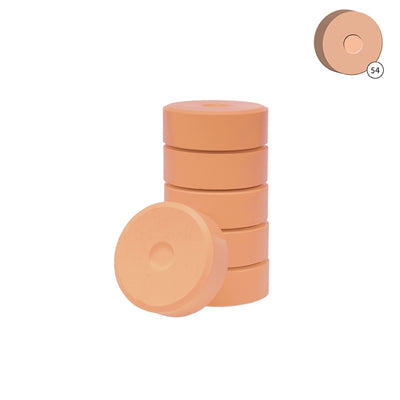 Colorall verfblokken Ø 5,5 cm 6 dlg - Zalmroze