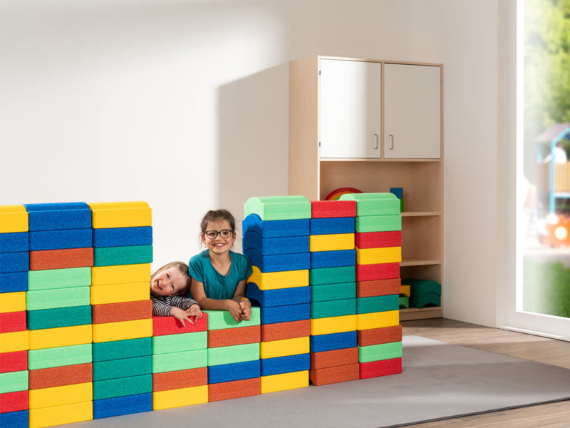 Bouwstenen gebogen, multifunctioneel 9 dlg.