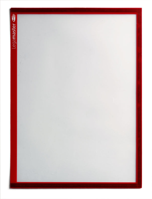 5 stuks Magnetische documenthouders A4, rood