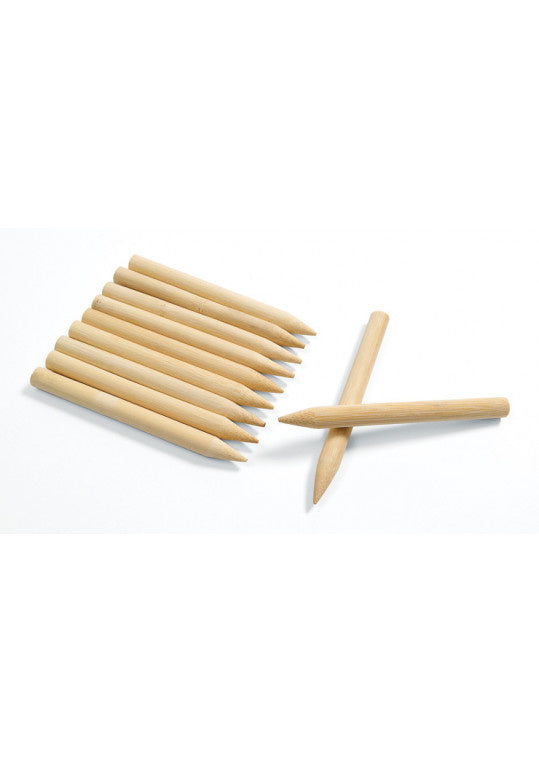 Krasfolie kraspen hout 9 cm 48 stuks