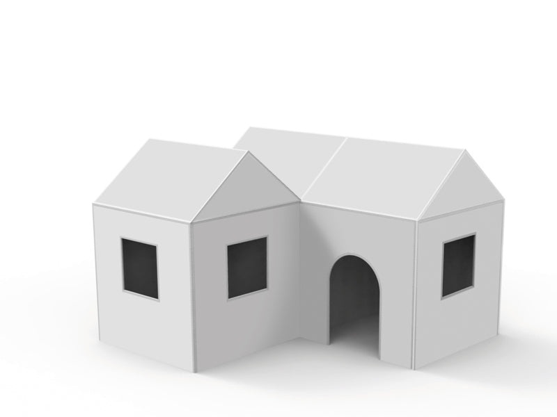 Modulair speelhuis