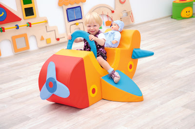 Foam set 104x48x104cm -Vliegtuig 7dlg