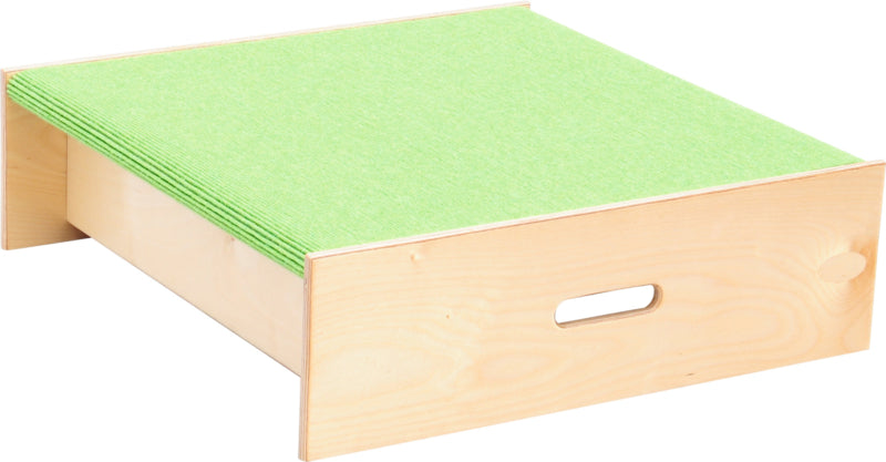 Vierkant platform, hoogte 20 cm, lichtgroen