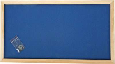 Prikbord 100 x 200 cm - marine