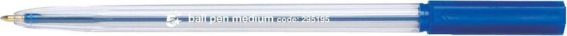 5 star balpen blauw, doos van 50