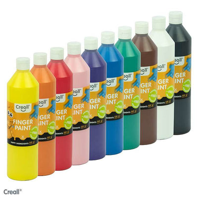 Creall-fingerpaint 10x 750ml - Assorti