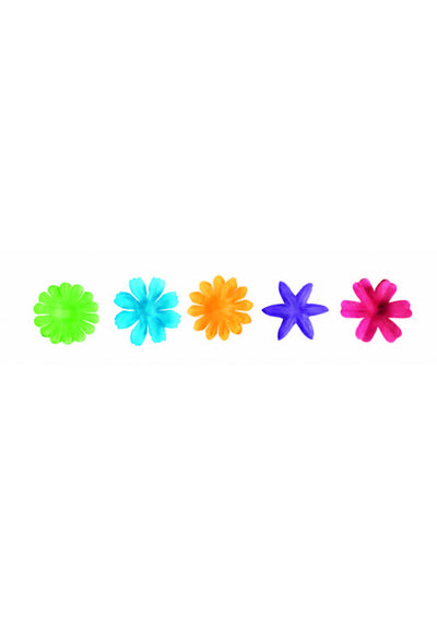 Bloemen polyester 5cm assorti 300 stuks