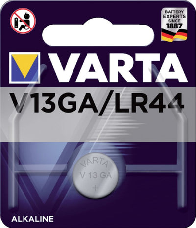 Batterij Varta knoopcel V13GA lithium blister à 1stuk
