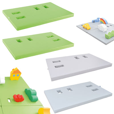 Zachte speelvloer 150x100cm - matras met gaten