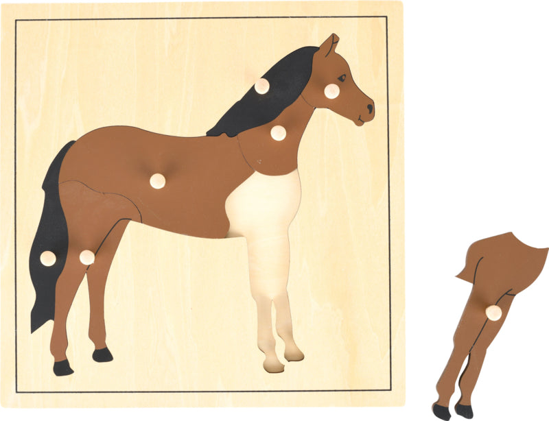 Noppen puzzel paard