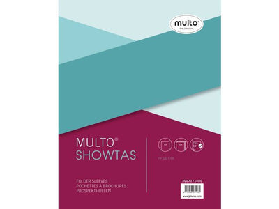 Multo A5 Showtas, Polypropyleen, 17-gaats, Transparant, pak 10 stuks