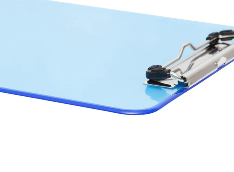 lembord MAUL A4 staand transparant neon blauw