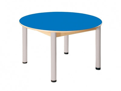 Tafel rond 100 cm. verstelbaar