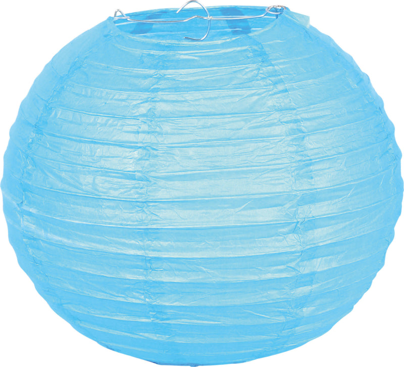 Papieren lampion - turquoise