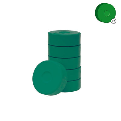 Colorall verfblokken Ø 5,5 cm 6 dlg - Donkergroen