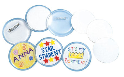 Button 6 cm 24 stuks