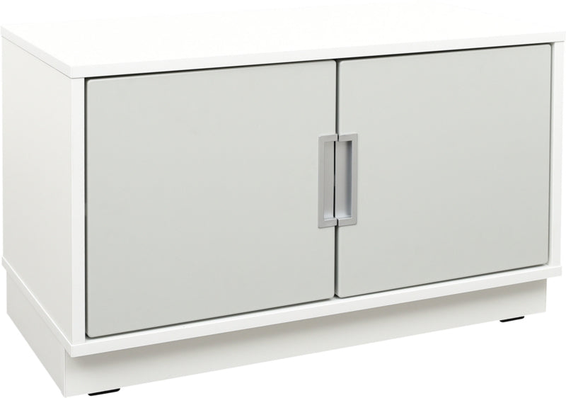 Quadro - S kast met 1 plank op wielen of plint