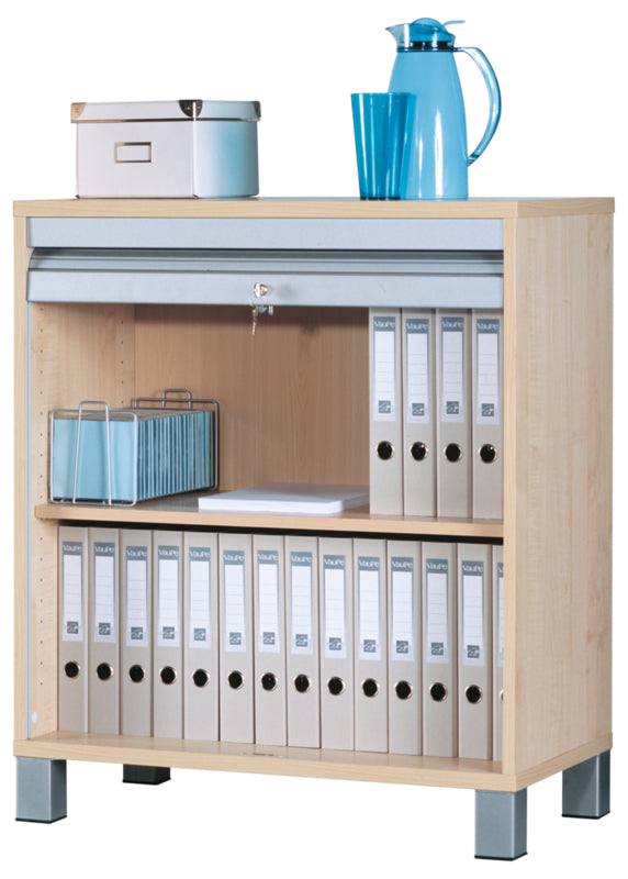 Kvadra rolcontainer met jaloezie deur hoog 85,4 cm.