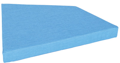 Quadro matras licht blauw, hoogte 10 cm