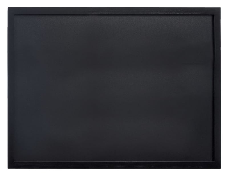 Krijtbord Securit wand 30x40cm zwart hout