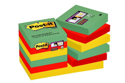 Memoblok 3M Post-it 622-SSMK Super Sticky 47.6x47.6mm Marrakesh