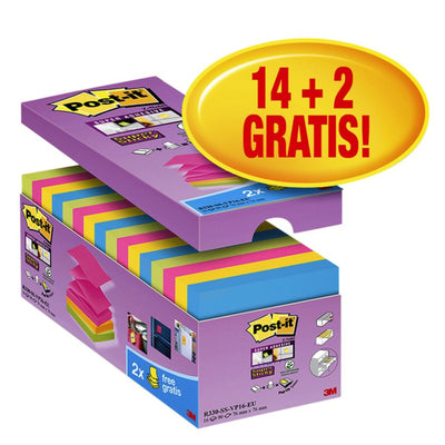 Memoblok 3M Post-it Z-Notes Super Sticky 76x76 mm.
