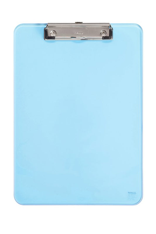 lembord MAUL A4 staand transparant neon blauw
