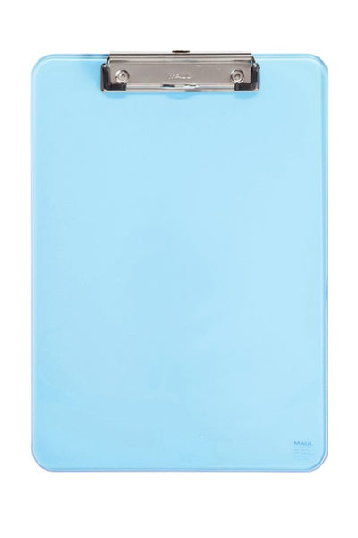 lembord MAUL A4 staand transparant neon blauw