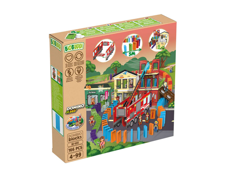 BiOBUDDi Domino Stad BB-4005 166 dlg.