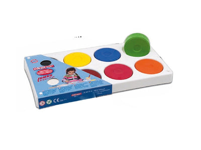 Colorall verfblokken Ø 5,5 cm. 8 dlg. - Assorti