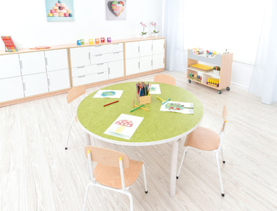 Stil tafelblad Plus, rond, 120 cm - groen