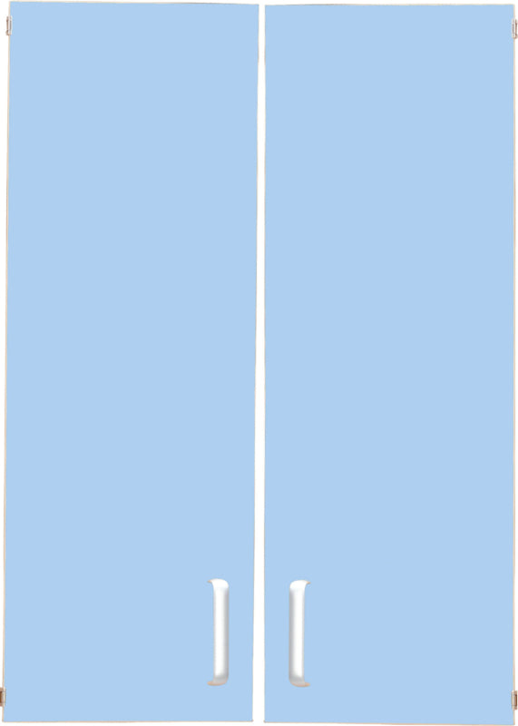 Deuren voor XL-kast, lichtblauw