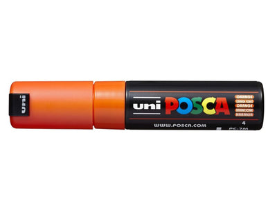 Verfstift Posca brede punt 4.5 - 5.5 mm. donker oranje