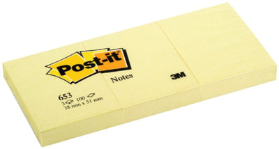 12x Memoblok 3M Post-it 38 x 51 mm. 3 stuks