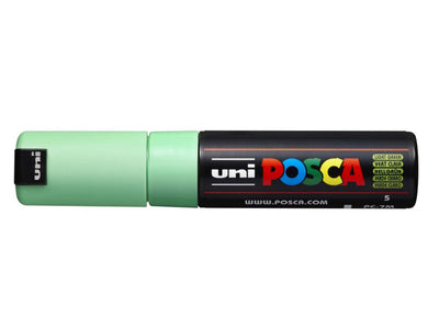 Verfstift Posca brede punt 4.5 - 5.5 mm. lichtgroen