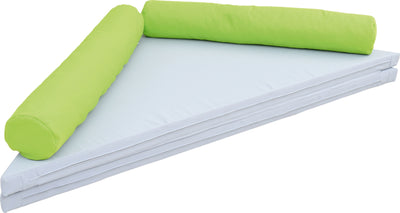 Lichtgroene rollen - vlamvertragend stof