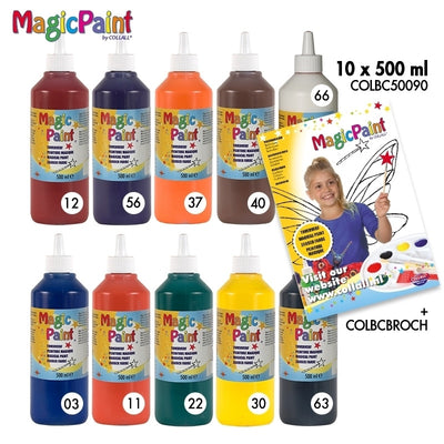 Biocolor magic paint 10 x 500 cc - Assorti