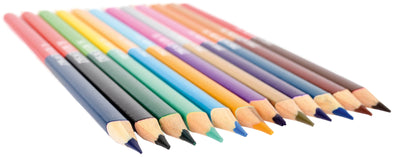 2-zijdige kleurpotloden Bambino, 24 kleuren